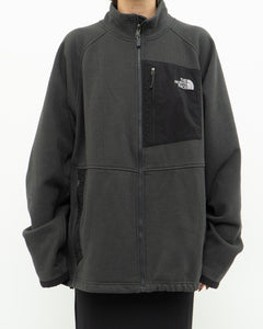 Vintage x THE NORTH FACE Grey & Black Fleece (M-XL)