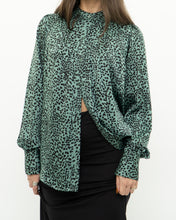 Load image into Gallery viewer, EQUIPMENT x Green Cheetah Blouse (XS, S)