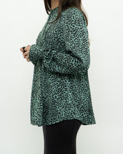 Load image into Gallery viewer, EQUIPMENT x Green Cheetah Blouse (XS, S)