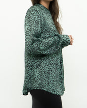 Load image into Gallery viewer, EQUIPMENT x Green Cheetah Blouse (XS, S)