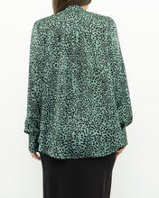 Load image into Gallery viewer, EQUIPMENT x Green Cheetah Blouse (XS, S)