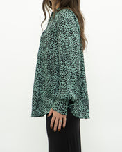 Load image into Gallery viewer, EQUIPMENT x Green Cheetah Blouse (XS, S)