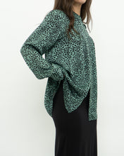 Load image into Gallery viewer, EQUIPMENT x Green Cheetah Blouse (XS, S)