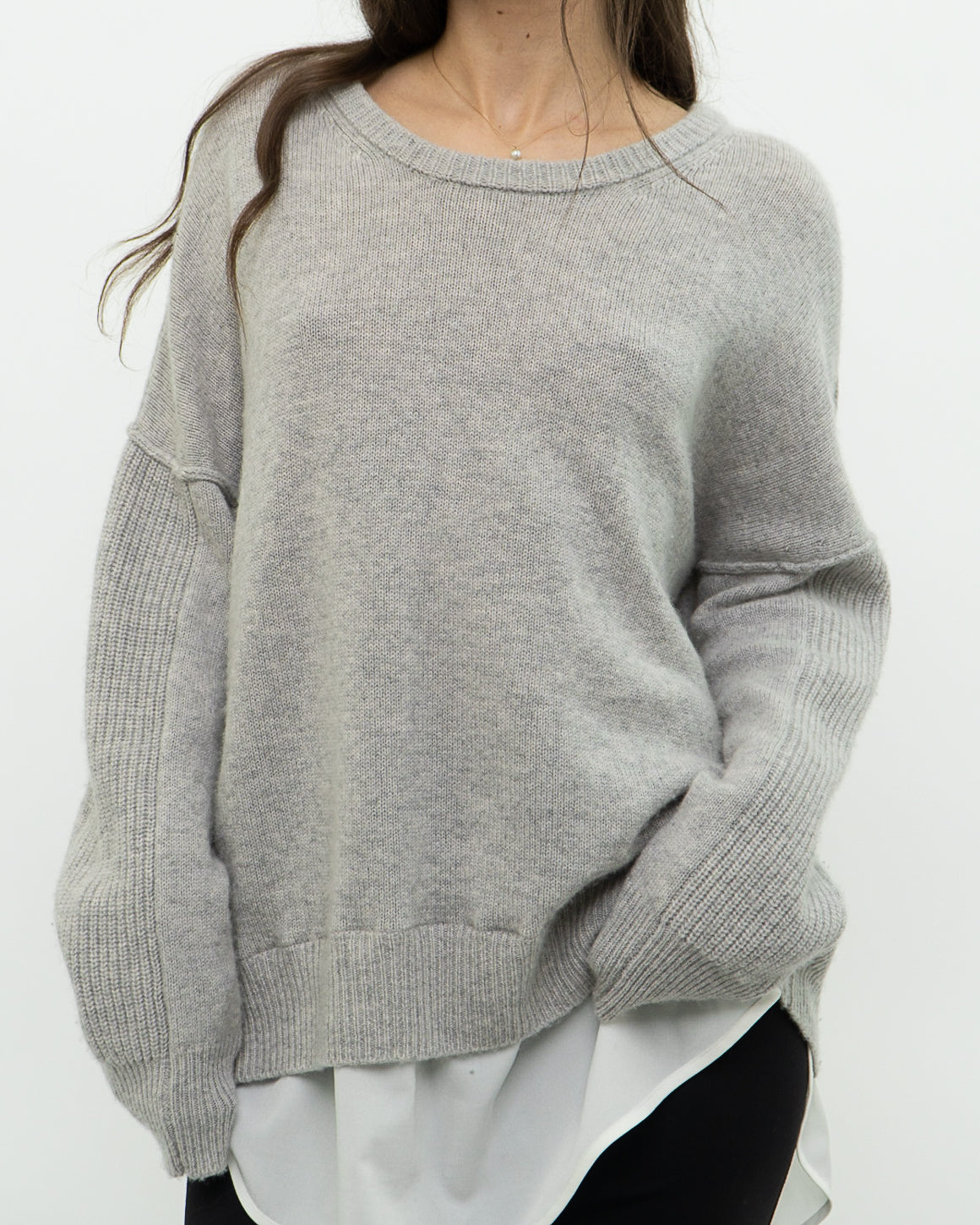 BROCHU WALKER x Cashmere Blend Sweater (S, M)