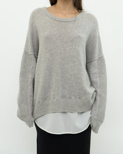 BROCHU WALKER x Cashmere Blend Sweater (S, M)