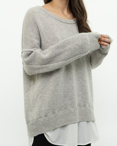 BROCHU WALKER x Cashmere Blend Sweater (S, M)