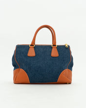 Load image into Gallery viewer, PRADA x Blue, Orange Denim Tote Bag