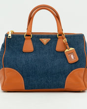 Load image into Gallery viewer, PRADA x Blue, Orange Denim Tote Bag