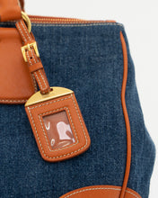 Load image into Gallery viewer, PRADA x Blue, Orange Denim Tote Bag