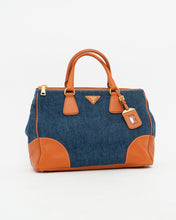 Load image into Gallery viewer, PRADA x Blue, Orange Denim Tote Bag