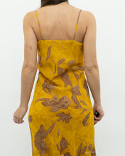 Load image into Gallery viewer, Vintage x Yellow Floral Sequin Dress (S)