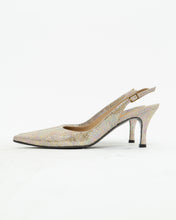 Load image into Gallery viewer, Vintage x Irridescent Snakeskin Slingbacks (6, 6.5)