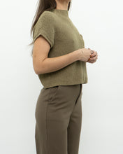 Load image into Gallery viewer, FREE PEOPLE x Olive Knit Sleeveless Sweater (XS-M)