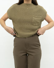 Load image into Gallery viewer, FREE PEOPLE x Olive Knit Sleeveless Sweater (XS-M)