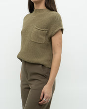 Load image into Gallery viewer, FREE PEOPLE x Olive Knit Sleeveless Sweater (XS-M)