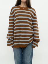 Load image into Gallery viewer, Samsøe x Knit Striped Linen Blend Sweater (M-XL)