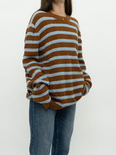 Load image into Gallery viewer, Samsøe x Knit Striped Linen Blend Sweater (M-XL)