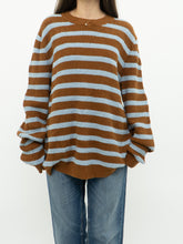 Load image into Gallery viewer, Samsøe x Knit Striped Linen Blend Sweater (M-XL)