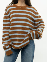 Load image into Gallery viewer, Samsøe x Knit Striped Linen Blend Sweater (M-XL)