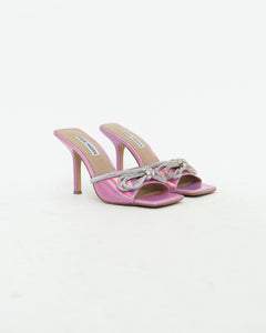 STEVE MADDEN x Pink Irridescent Heels (6.5)