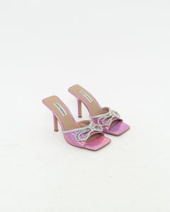 STEVE MADDEN x Pink Irridescent Heels (6.5)