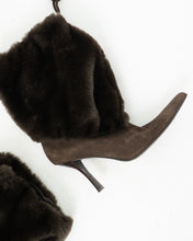 Load image into Gallery viewer, Vintage x ZIGI NEW YORK Brown Furry Heels (6.5, 7)