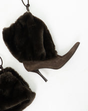 Load image into Gallery viewer, Vintage x ZIGI NEW YORK Brown Furry Heels (6.5, 7)