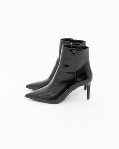 MICHAEL KORS x Black Patton Heeled Boots (6-6.5W)