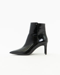 MICHAEL KORS x Black Patton Heeled Boots (6-6.5W)