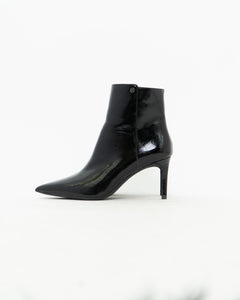 MICHAEL KORS x Black Patton Heeled Boots (6-6.5W)