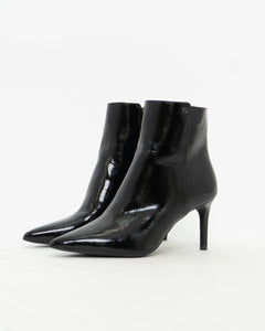 MICHAEL KORS x Black Patton Heeled Boots (6-6.5W)