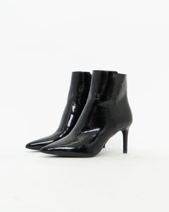 MICHAEL KORS x Black Patton Heeled Boots (6-6.5W)