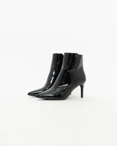 MICHAEL KORS x Black Patton Heeled Boots (6-6.5W)