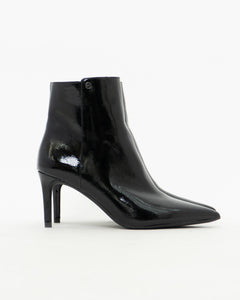 MICHAEL KORS x Black Patton Heeled Boots (6-6.5W)