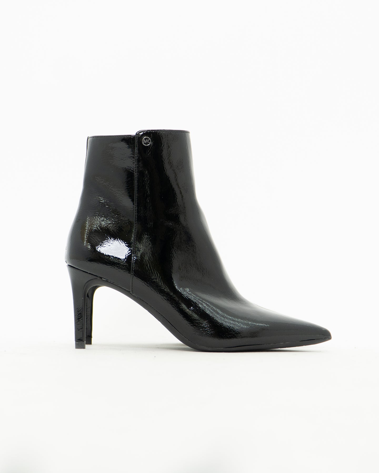 MICHAEL KORS x Black Patton Heeled Boots (6-6.5W)