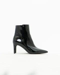 MICHAEL KORS x Black Patton Heeled Boots (6-6.5W)