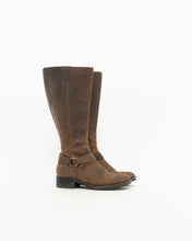 Load image into Gallery viewer, Vintage x Tall Brown Leather Boots (8-8.5W)