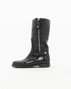 STUART WEITZMAN x Black Zip Up Boots (6, 6.5)