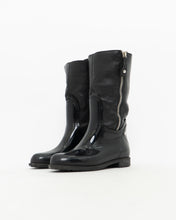 Load image into Gallery viewer, STUART WEITZMAN x Black Zip Up Boots (6, 6.5)