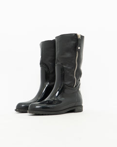 STUART WEITZMAN x Black Zip Up Boots (6, 6.5)