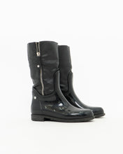 Load image into Gallery viewer, STUART WEITZMAN x Black Zip Up Boots (6, 6.5)