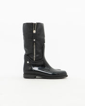 Load image into Gallery viewer, STUART WEITZMAN x Black Zip Up Boots (6, 6.5)