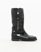 Load image into Gallery viewer, STUART WEITZMAN x Black Zip Up Boots (6, 6.5)