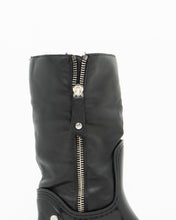 Load image into Gallery viewer, STUART WEITZMAN x Black Zip Up Boots (6, 6.5)