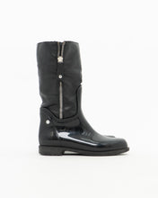 Load image into Gallery viewer, STUART WEITZMAN x Black Zip Up Boots (6, 6.5)