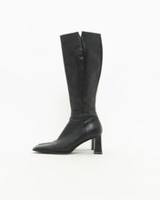 Load image into Gallery viewer, Vintage x Tall Black Leather Boots (8)