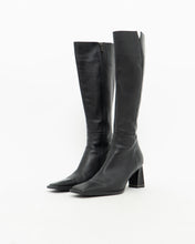 Load image into Gallery viewer, Vintage x Tall Black Leather Boots (8)