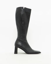 Load image into Gallery viewer, Vintage x Tall Black Leather Boots (8)