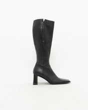 Load image into Gallery viewer, Vintage x Tall Black Leather Boots (8)