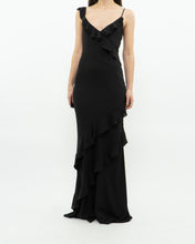 Load image into Gallery viewer, PARK &amp; FIFTH x Black Ruffle Dress (XXS, XS)